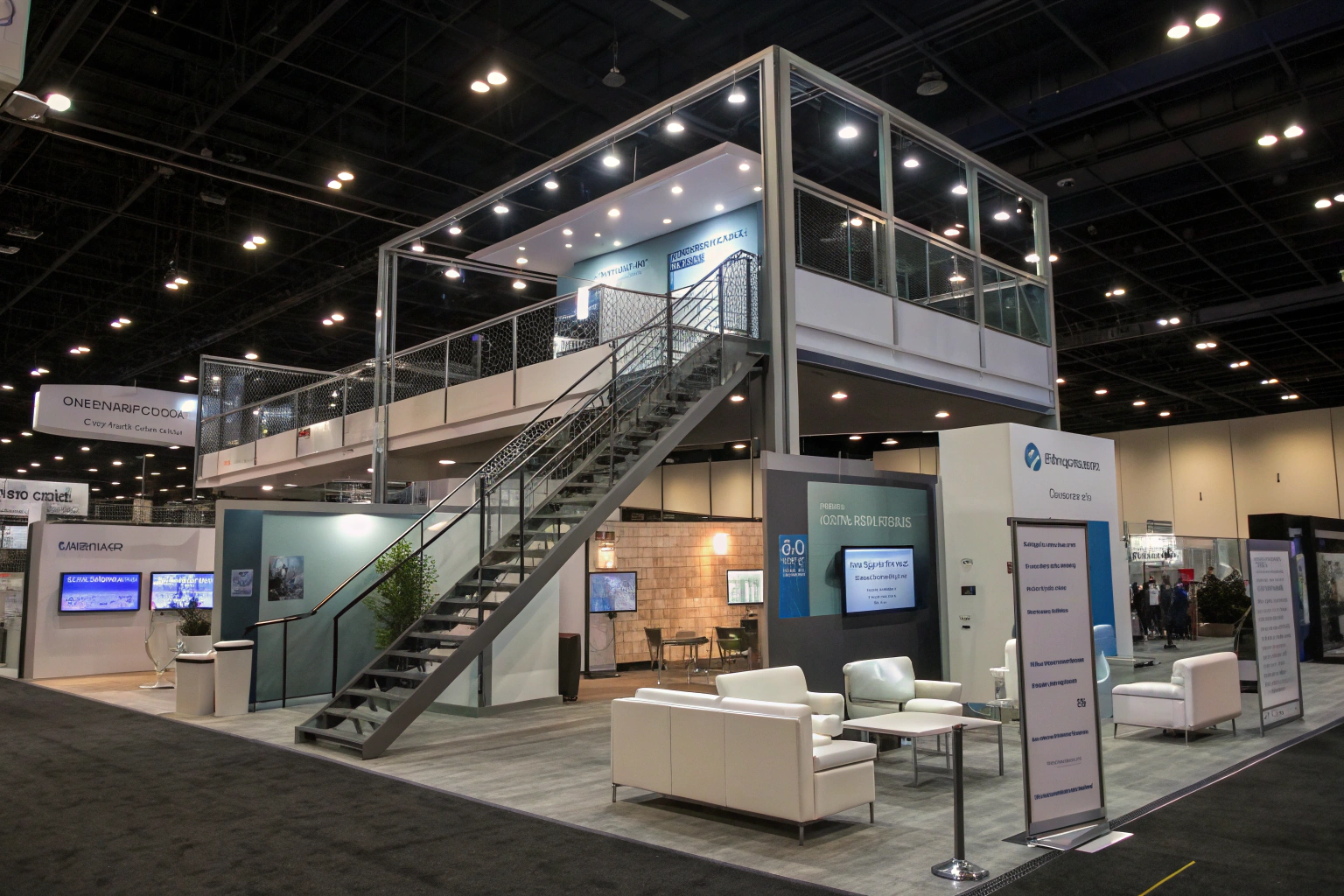 Essential Features to Include in Your Custom Double Deck Booth